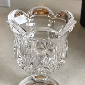 Crystal tooth pick holder by Waterford